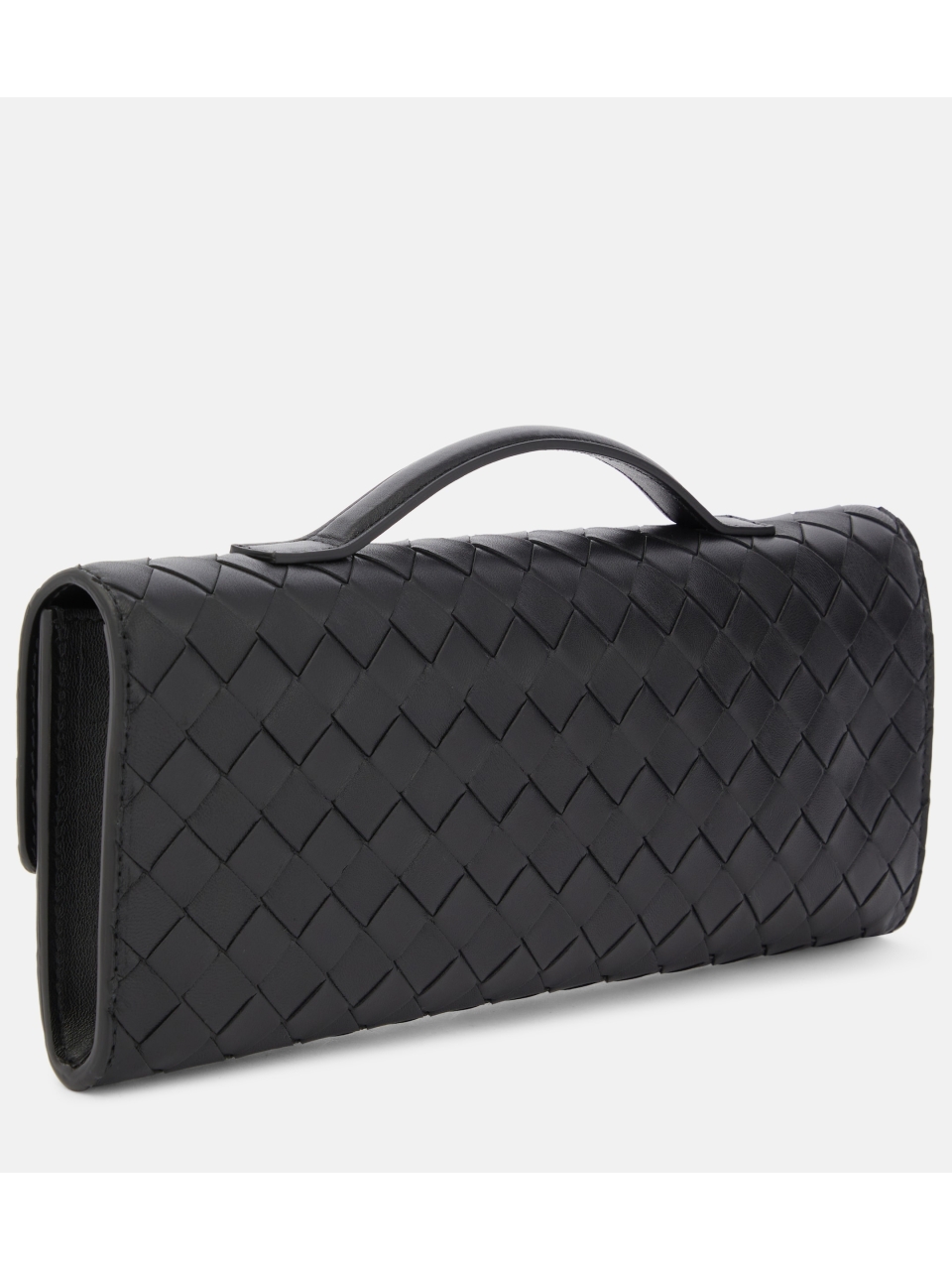 Длинный маленький кожаный клатч Andiamo Bottega Veneta